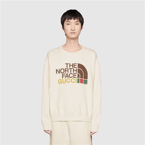 the north face x gucci sweatshirt